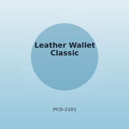 Portefeuille en cuir Classique